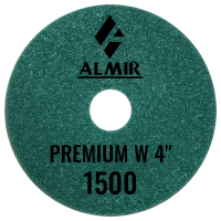 Диски полировальные эластичные PREMIUM W ALMIR D100/№1500 (Премиум W АЛМИР) для мрамора и гранита (с водяным охлаждением)