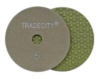 Алмазные гибкие шлифовальные круги Треугольник Pads 5-STEP №5 D100
